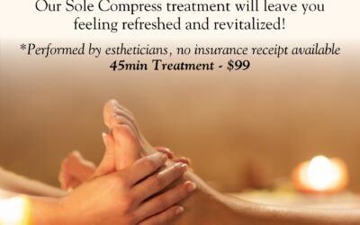 Discover our newest service: Sole Compress for Tired Legs